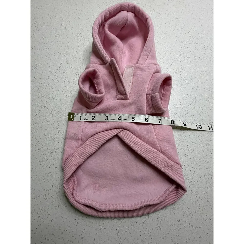 Beautiful Light pink Pets hoodie Size XS